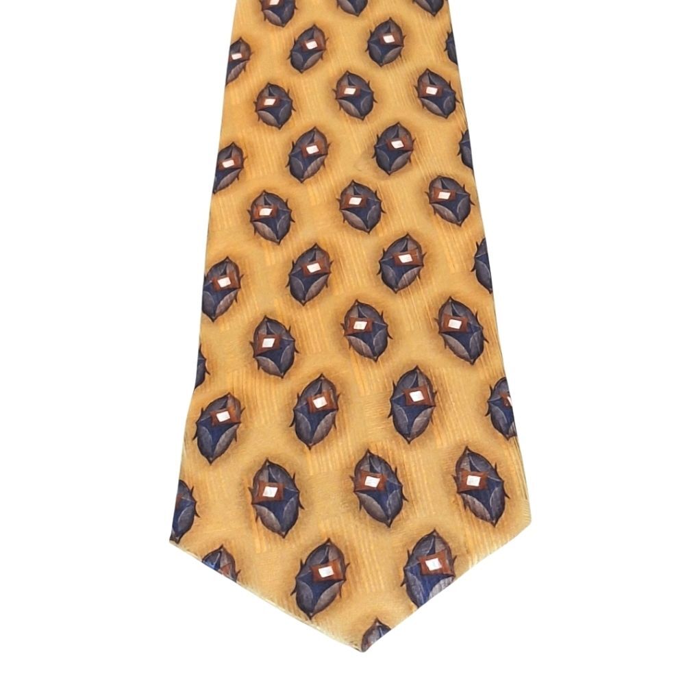 JZ Richards Silk Tie Handmade Necktie America Nordstrom Gold